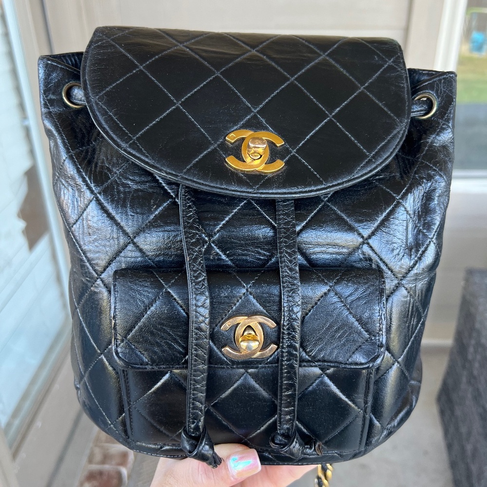 Chanel Vintage Duma Backpack Bag